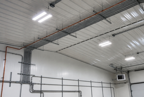 Electrical install at a new car wash by Apex Solutions in Danville, Kentucky.